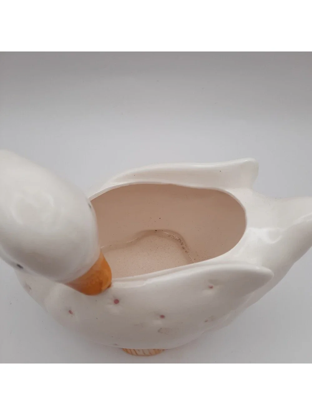 Vtg Ceramic Duck Goose 6